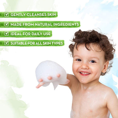 Mamaearth Super Strawberry Body Wash For Kids - 300 ml | Infused with Strawberry and Oat Protein | Gently Cleanses Skin, Dermatologically Tested, SLS/SLES and Paraben Free